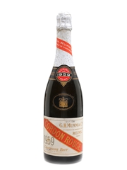 Mumm 1959 Cordon Rouge Champagne Numbered Bottle 