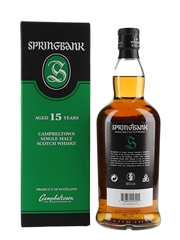 Springbank 15 Year Old Bottled 2021 70cl / 46%