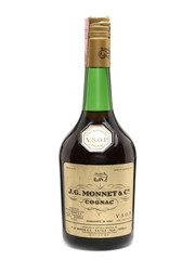 Monnet VSOP Fine Champagne Cognac Bottled 1970s - Gancia 73cl / 40%