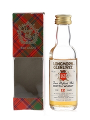 Longmorn Glenlivet 12 Year Old Bottled 1990s - Gordon & MacPhail 5cl / 40%