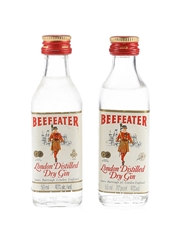 Beefeater London Distilled Dry Gin Bottled 1980s 2 x 5cl