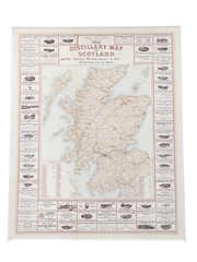 The Distillery Map Of Scotland 1902 Edition 30cm x 24cm