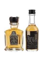 Canadian Club Classic 1974 12 Year Old & Triple Crown 8 Year Old  2 x 5cl / 40%