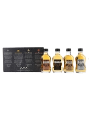 Isle of Jura Miniature Collection Superstition, Prophecy, Origin 10 Year Old, Diurach's Own 16 Year Old 4 x 5cl