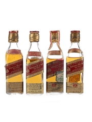 Johnnie Walker Red Label Bottled 1950s - Canada Dry Corporation, New York 4 x 4.7cl / 43.4%