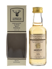Aberfeldy 1978 Connoisseurs Choice Bottled 1990s - Gordon & MacPhail 5cl / 40%