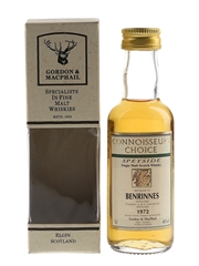 Benrinnes 1972 Connoisseurs Choice Bottled 1990s - Gordon & MacPhail 5cl / 40%