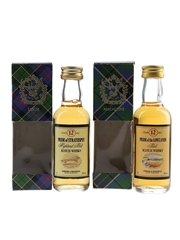Pride Of Lowlands 12 Year Old & Pride Of Strathspey 12 Year Old Bottled 2000s - Gordon & MacPhail 2 x 5cl / 40%