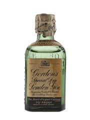 Gordon's Gin Spring Cap Bottled 1950s 5cl / 40%