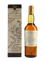 Talisker 10 Bottled 1990s Map Label
