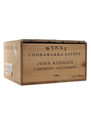1996 John Riddoch Cabernet Sauvignon Wynns Coonawarra Estate 6 x 75cl / 13%