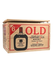 Suntory Old Whisky Bottled 1980s - Original Wooden Case 6 x 76cl / 43%