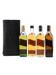 Johnnie Walker The Collection Black, Green, Gold & Blue Label 4 x 20cl