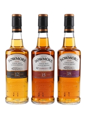 Bowmore Collection 12, 15 & 18 Year Old