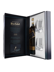 Johnnie Walker Blue Label 200th Anniversary Presentation Glasses Set 70cl / 40%