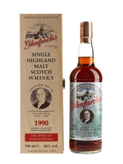 Glenfarclas 1990 The Spirit Of Independence Bottled 2007 - Edition No.12 - Charles Doig 70cl / 46%