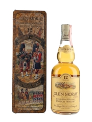 Glen Moray 12 Year Old Bottled 1990s - Scotland's Historic Highland Regiments 70cl / 43%