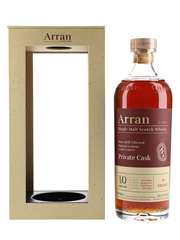 Arran 2012 10 Year Old Private Cask 2012-0854