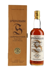 Springbank 25 Year Old