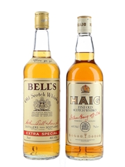 Bell's Extra Special & Haig Fine Old Bottled 1980s 2 x 75cl / 40%