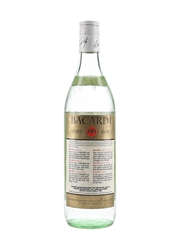 Bacardi Carta Blanca Bottled 1970s - Brazil 75cl / 40%