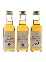 Royal Island 17, 21 & 30 Year Old Bottled 2000s - Isle Of Arran Distillers 3 x 5cl / 40%