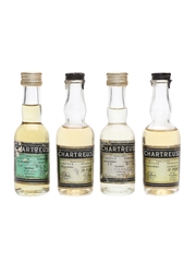 Chartreuse Miniatures Bottled 1950s 4 x 3cl