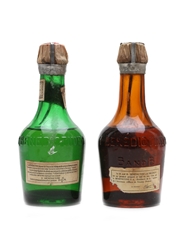 Benedictine DOM & B And B Liqueurs Bottled 1950s 2 x 15cl