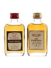Old Pulteney 8 Year Old Bottled 1980s - Gordon & MacPhail 2 x 5cl / 40%