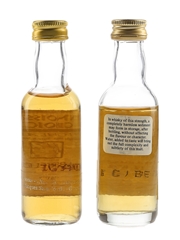 Aberfeldy 1977 Connoisseurs Choice & Benriach 1982 Cask Strength Bottled 1990s - Gordon & MacPhail 2 x 5cl