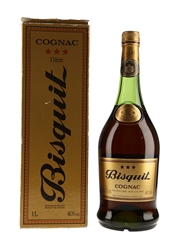 Bisquit 3 Star Bottled 1970s-1980s - Duty Free 100cl / 40%