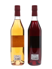 Briottet Liqueurs Crème d'Abricot (Apricot) & Crème de Framboise (Raspberry). 2 x 70cl