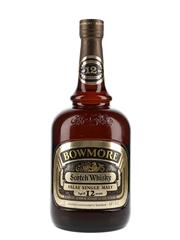 Bowmore 12 Year Old Bottled 1980s - Duty Free 100cl / 43%