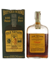 Old Taylor 100 Proof Made Fall 1916, Bottled Fall 1931 47cl / 50%
