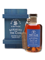 Port Ellen 1979 24 Year Old  Burgundy Finish Bottled 2001 - Signatory Vintage 50cl / 58.8%