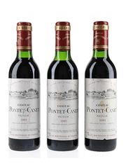 1989 Chateau Pontet Canet Grand Cru Classe 3 x 37.5cl / 12.5%