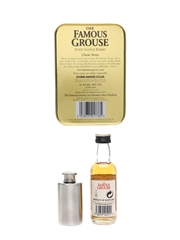 Famous Grouse & Hip Flask Miniature 5cl / 40%