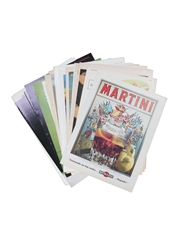 Martini 1940s-1960s Advertising Prints 20 x 26cm x 34cm