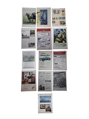 White Horse 1926 - 1964 Advertising Prints 13 x Various Sizes