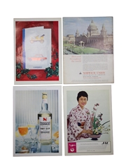 Cinzano 1969 - 1986 Advertising Prints 10 x Various Sizes