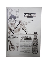 Cinzano 1969 - 1986 Advertising Prints 10 x Various Sizes