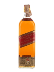 Johnnie Walker Red Label Bottled 1980s - Wax 100cl / 40%