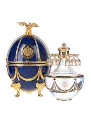 Faberge Art's Applied Craft Imperial Vodka Blue Faberge Egg 70cl / 40%