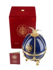 Faberge Art's Applied Craft Imperial Vodka Blue Faberge Egg 70cl / 40%