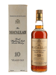 Macallan 10 Year Old Bottled 1980s - Giovinetti 75cl / 40%