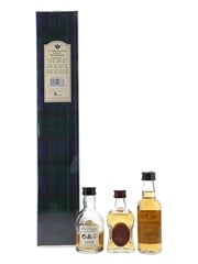 Highland Single Malt Scotch Whiskies Cardhu 12 Year Old, Dalwhinnie 5 Year Old & Tamdhu 3 x 5cl