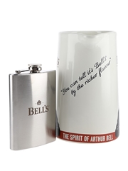 Bell's Water Jug & Stainless Steel Hipflask HCW Ltd Ceramic 