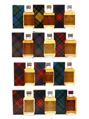 Gordon & MacPhail 100 & 70 Proof Single Malt Selection Bottled 1970s-1980s - Fortnum & Mason 12 x 4cl-5cl