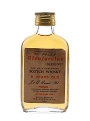 Glenfarclas Glenlivet 8 Year Old Bottled 1960s-1970s - Jas. Gordon & Co. 5cl / 40%