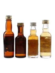 Assorted Bourbon & Canadian Whisky  4 x 5cl / 40%